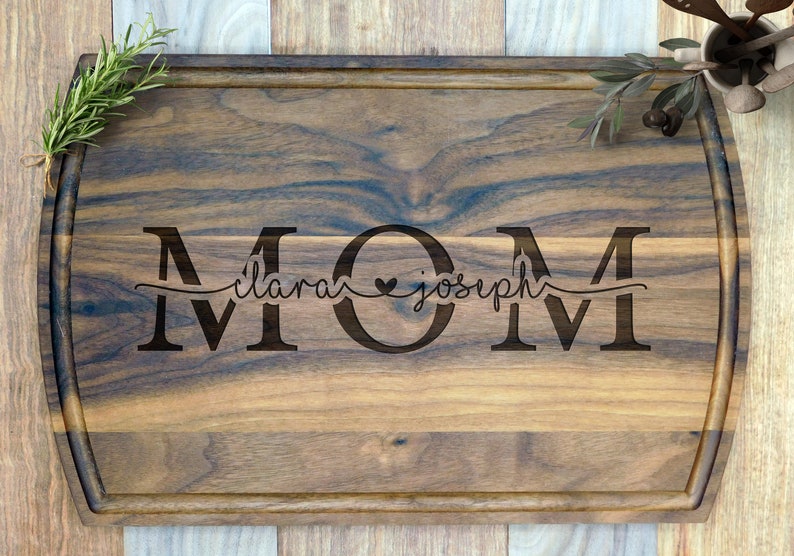 Custom Engraved Cutting Board for Mom Personalized With Etsy Canada