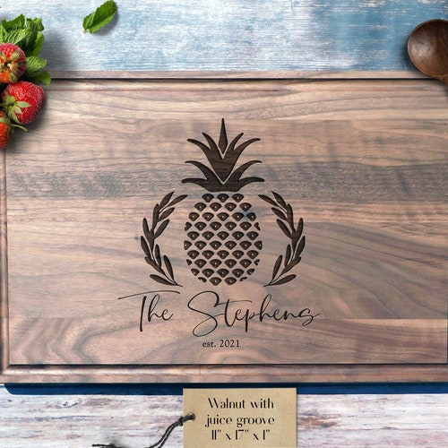 PINEAPPLE Cutting Board Etsy