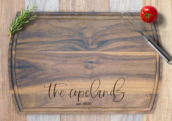 Custom Engraved Cutting Board Valentine/'s Day Wedding gift Cutting board --21004-CUTB-001 Anniversary gift Personalized Cutting Board