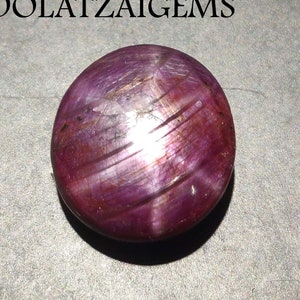 Natuurlijke sterrobijn cabochon, genezend gebruik sterrobijn, hanger gebruik sterrobijn, mooie kleur met zeldzame ster, ovale sterrobijn, kristallen sterrobijn,