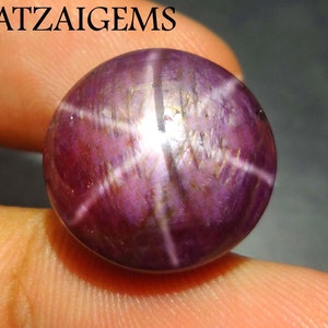 Geweldig, sterrobijn cabochon, goedmakende steen, mooie kleur met zeldzame ster, ovale sterrobijn edelsteen, losse sterrobijn, kristalsterrobijn,