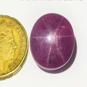Top-Qualität, Stern Rubin Edelstein, Anhänger Verwendung Stern Rubin Cabochon, Schmuckherstellung, Glatte Stern Rubin Edelstein, Lose Stern Rubin Cabochon,