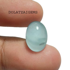 Top-Qualität Aquamarin Cabochon. Natürlicher Aquamarin Cabochon. Loser Aquamarin, Heilender Aquamarin, Ovaler Aquamarin, Kristall Aquamarin.