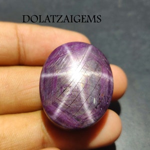 AAA+ kwaliteit, sterrobijn cabochon, hangergrootte sterrobijn, mooie kleur met zeldzame ster, sterrobijn voor sieraden, kristallen sterrobijn, cadeau voor item