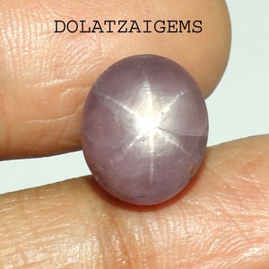 Unieke kwaliteit, roze sterrobijn cabochon, ringmaat sterrobijn, mooie kleur met zeldzame ster, sterrobijn voor sieraden, 13 x 12 x 10 mm, 15,3 caraat ca.