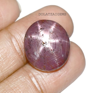 Natuurlijke sterrobijn cabochon, hangergrootte sterrobijn, mooie kleur met zeldzame ster, sterrobijn voor sieraden, kristallen sterrobijn, cadeau voor item......