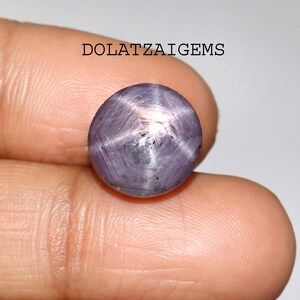 Cabochão de rubi estrela de alta qualidade, pedra para pingente, rubi estrela redondo e liso, pedra preciosa rubi estrela solta, joias para pingente, enrolamento de arame