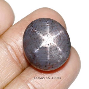 Natuurlijke sterrobijn cabochon, hangergrootte sterrobijn, mooie kleur met zeldzame ster, sterrobijn voor sieraden, kristallen sterrobijn, cadeau voor item