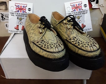 Robot George Cox Creeper, Size UK 5.5-8,made in England, Natural