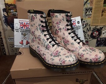 dr martens rose boots