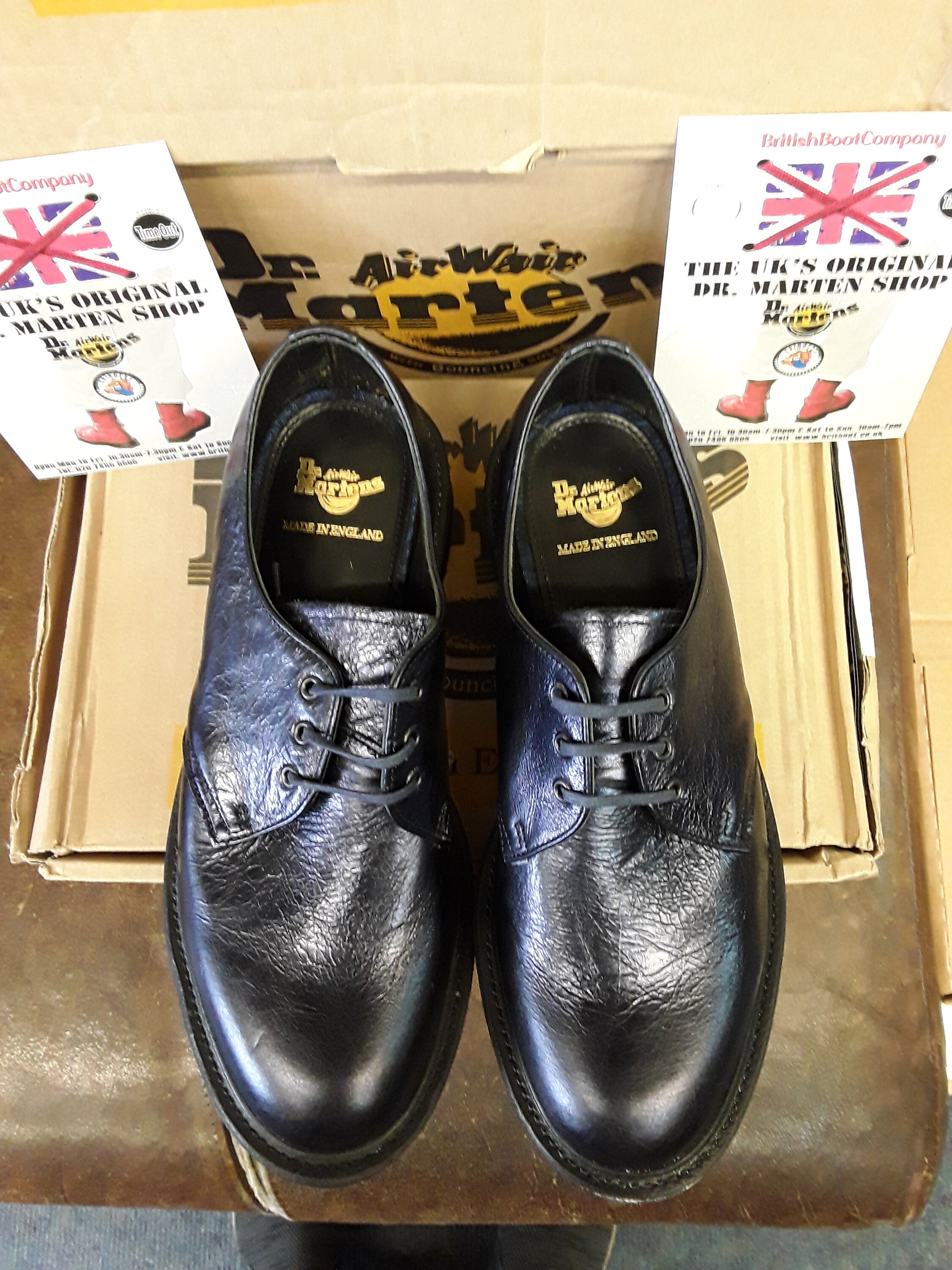 Dr Martens 1461 Made in England Navy Analine Various Sizes - Etsy