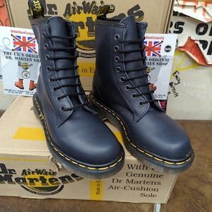 Dr Martens 1460 Navy Slicker Made in England Size 3