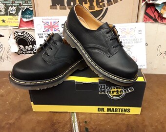 【achieve】 Dr.Martens 3hole shoes 26cm Dr Martens 3 Hole Black Grained Shoe Made in England Various