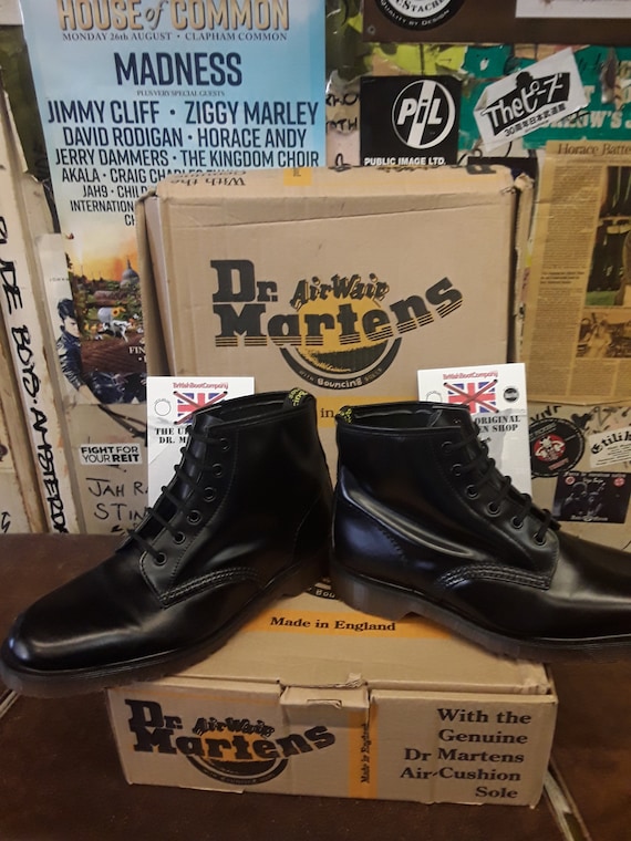 Dr Martens 101 Black 6 Hole Made in England Sizes 