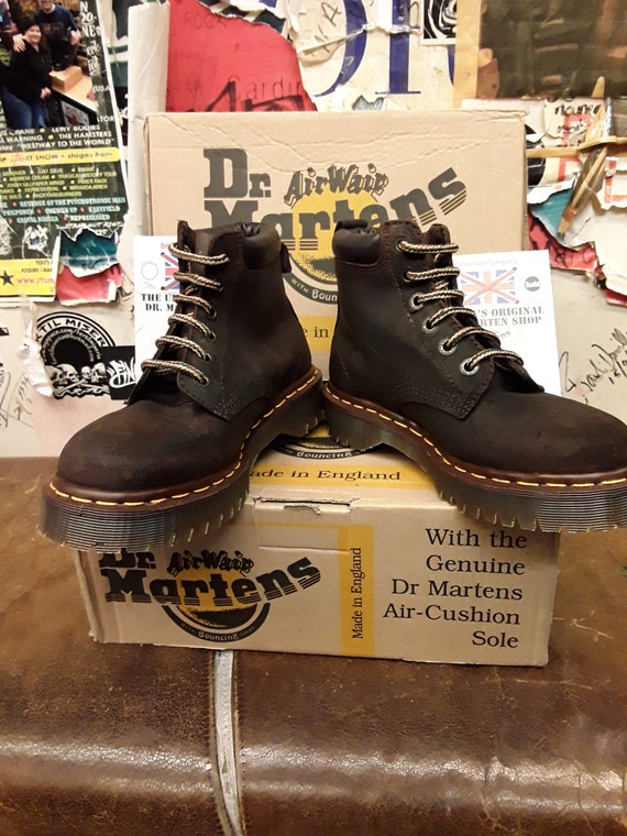 Dr Martens 8339 Chocolate Waxy Suede 6 Hole Made in England Size 5 - Etsy