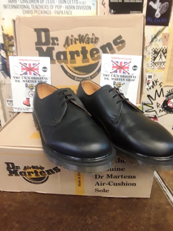 Dr Martens 1461 Black Greasy 3 Hole Made in England Size 7 - Etsy Norway