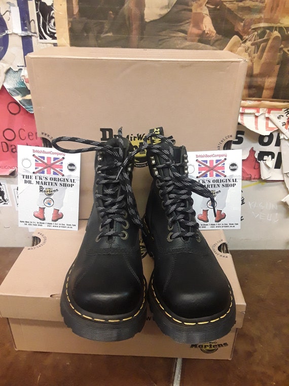 Stivale da passeggio Dr Martens, stivaletti neri, stivali da uomo in pelle  a grana / varie dimensioni / 8a88 -  Italia