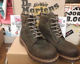 Dr Martens Brown Vintage Amphibious Boots EU 38 UK 5 8550 Made in