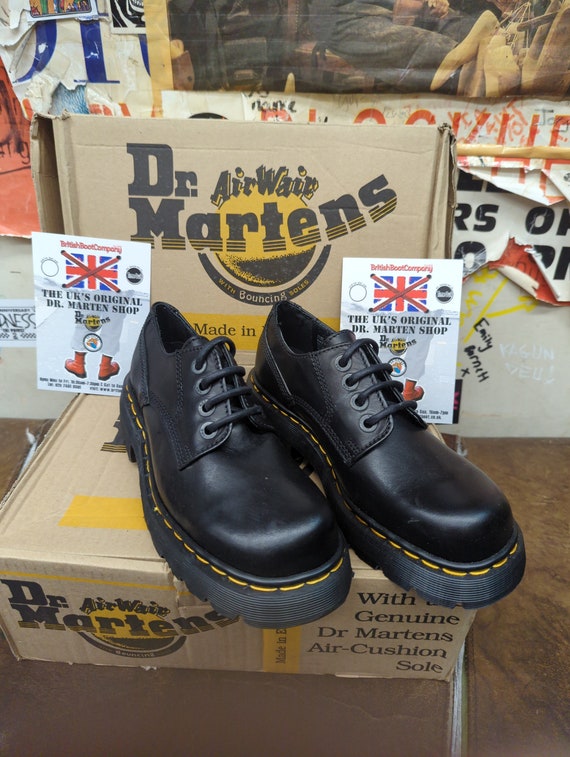 Dr Martens 9015 Black Heeled Shoe Made in England Size 5 - Etsy