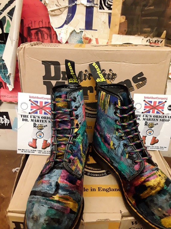 Dr Martens 1460 Rainbow Tie Dye Made in 