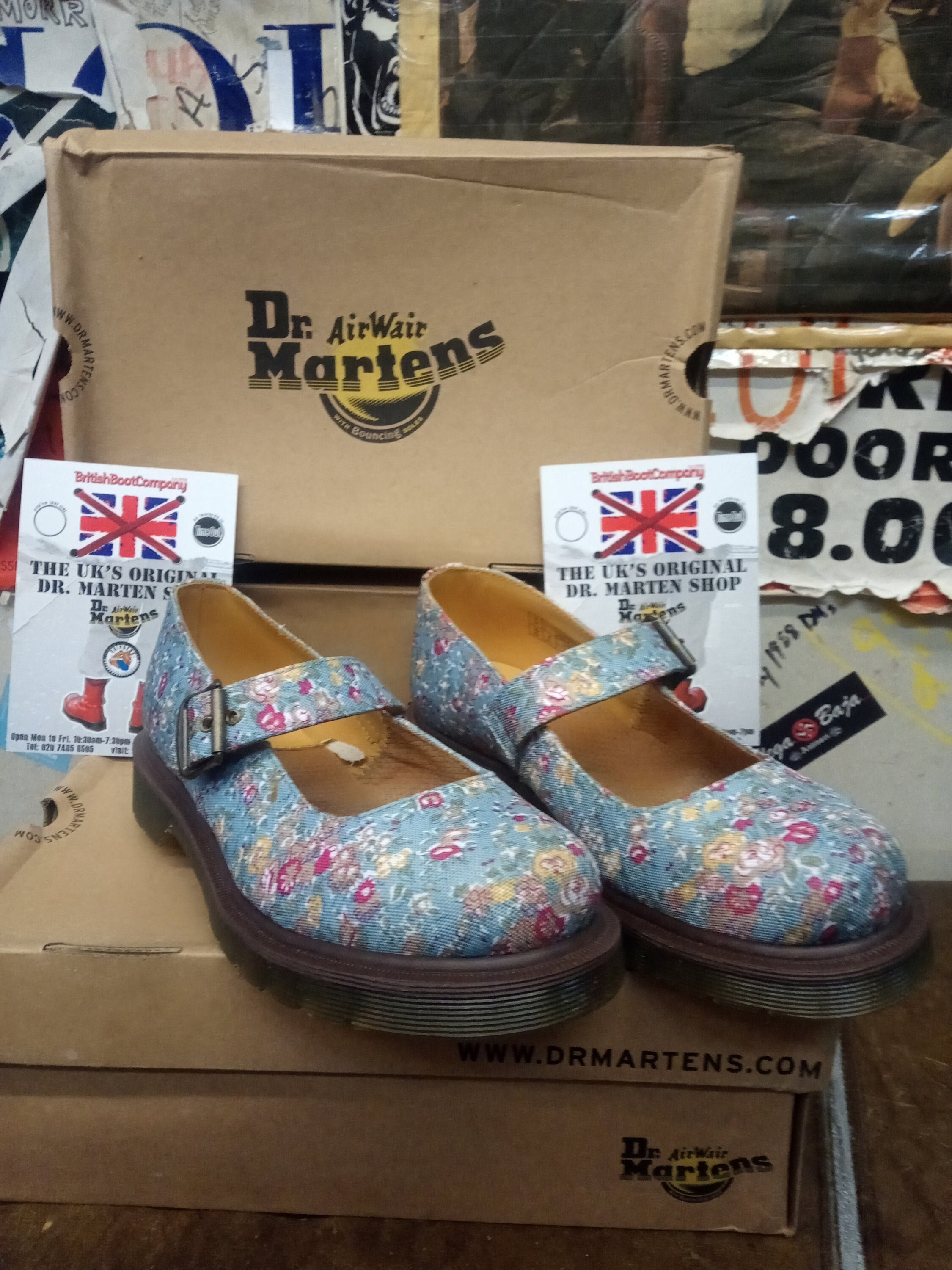 Dr martens mary janes floral hot sale