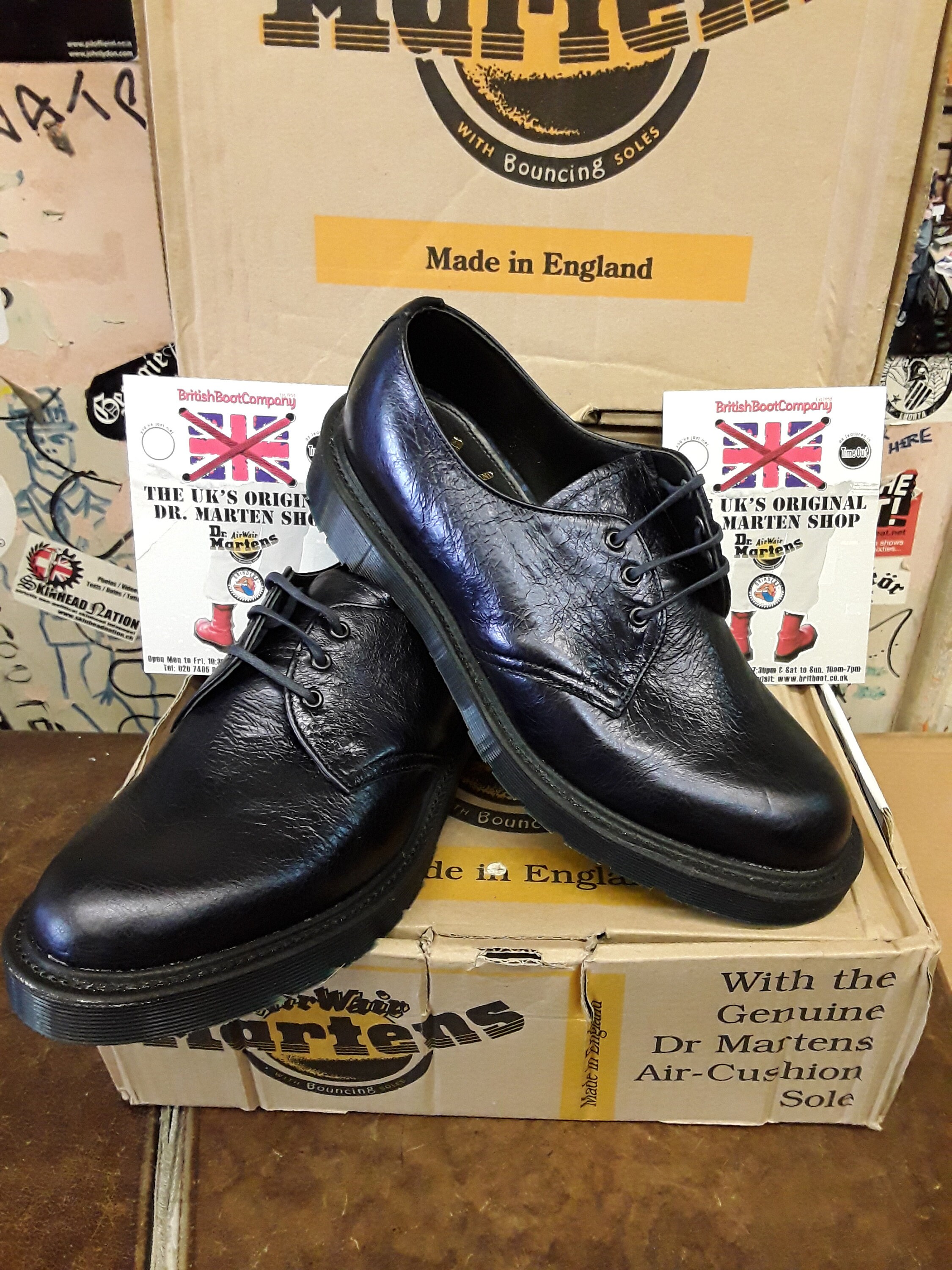 Dr Martens 1461 Made in England Navy Analine Various Sizes - Etsy