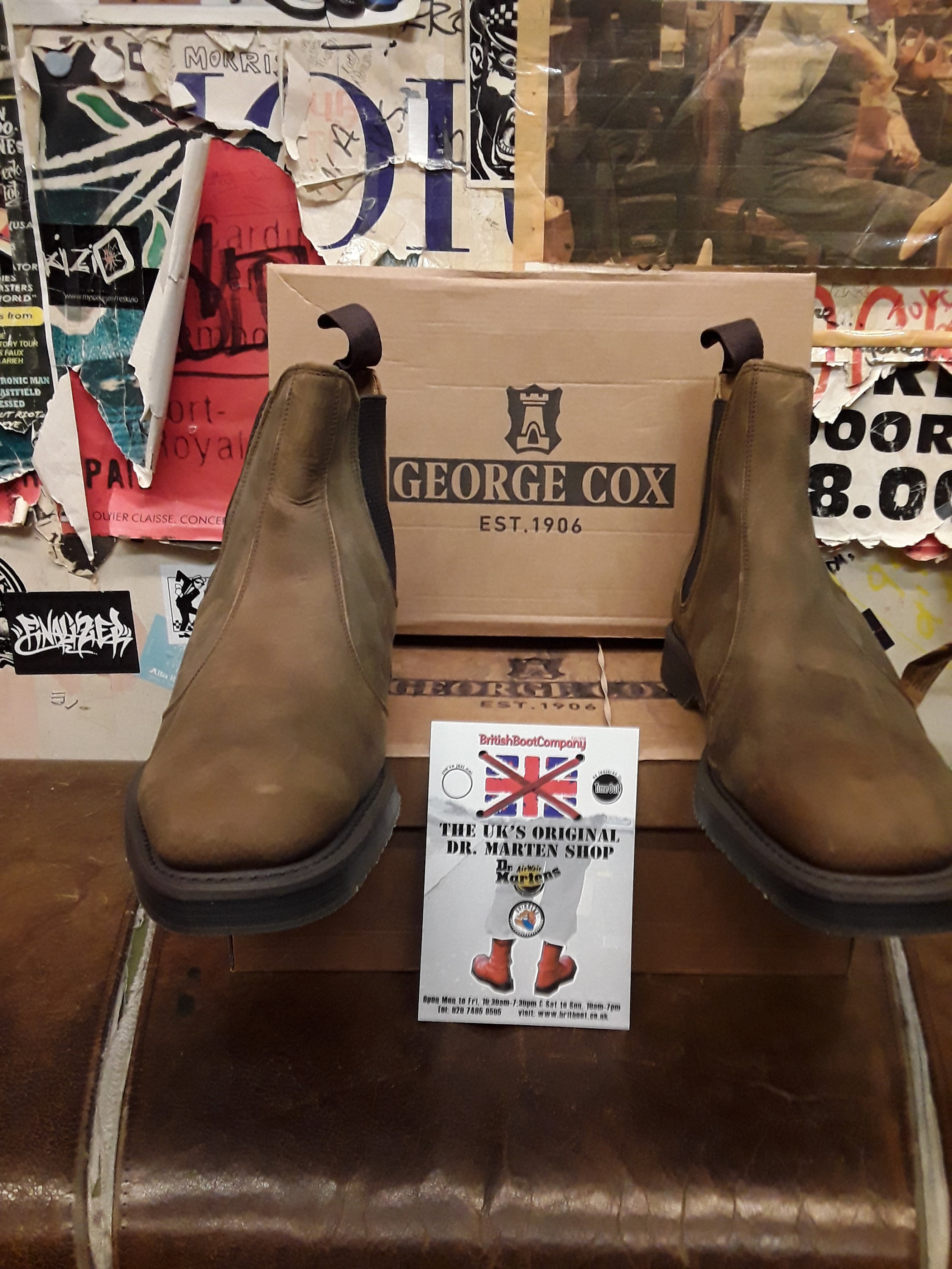 George Cox Dodford Gaucho Crazy Horse Chelsea Boot Hecho en | Etsy México