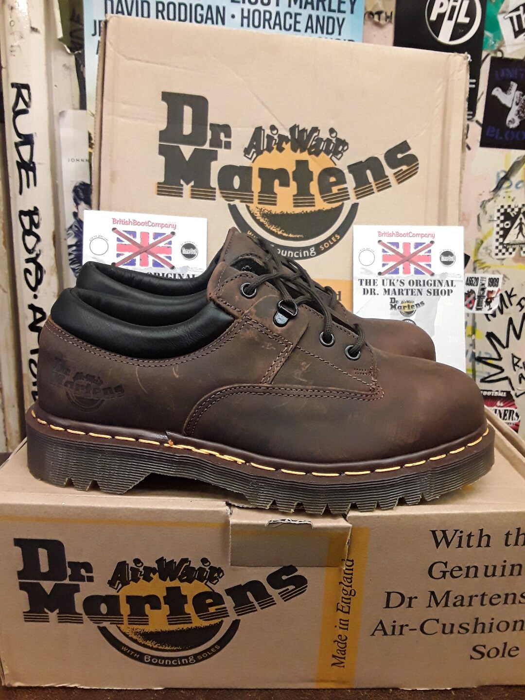 Dr Martens Aztec 4 Hole Steel Toe Made in England Shoes Size - Etsy Canada