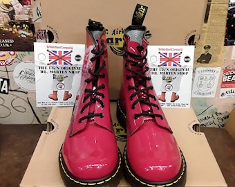 Dr Martens 1460 / Gr. 3 & 7 / Boots Rot Patent