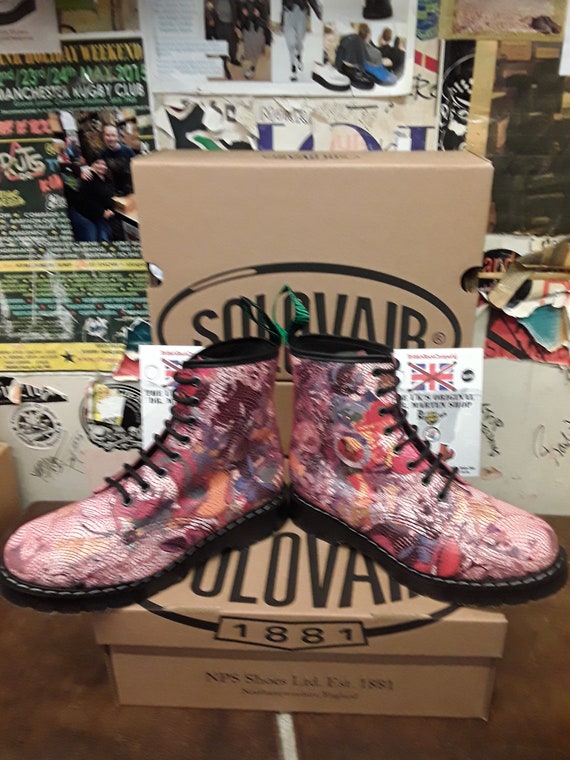 Solovair 8 Hole Mosaic 2 Made in England Size 6 - Etsy