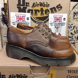 Dr Martens 3 Hole Natural Toe Cider Mill Abalene Made In England Size 4