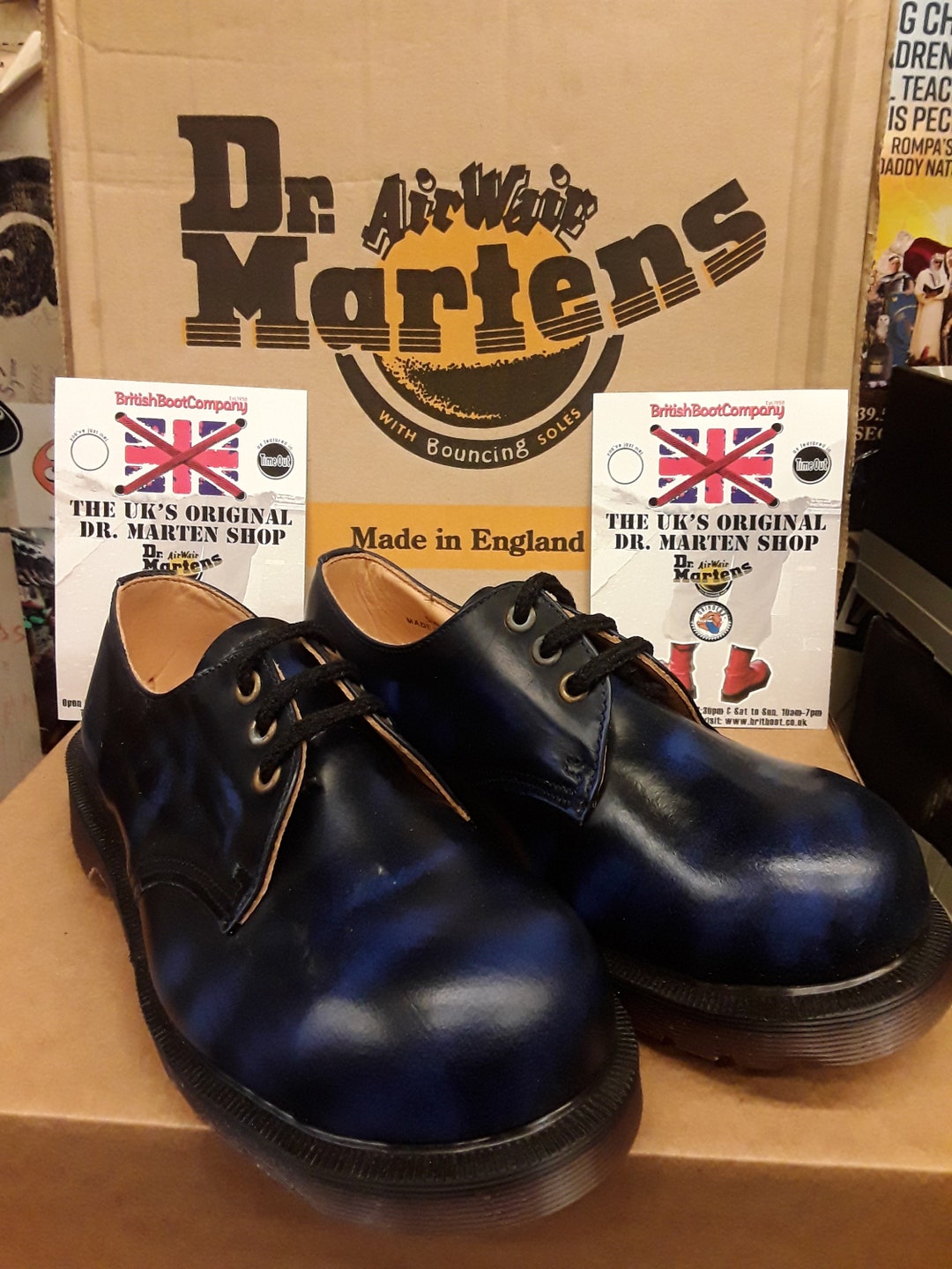 イングランド製 80s VINTAGE Dr.Martens 3ホール レザーシューズ