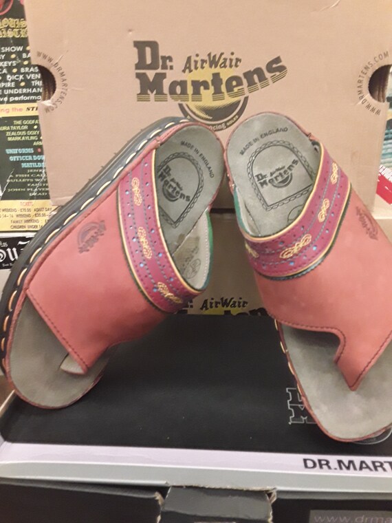 DR Martens Made in England brick red SANDALs SIZE