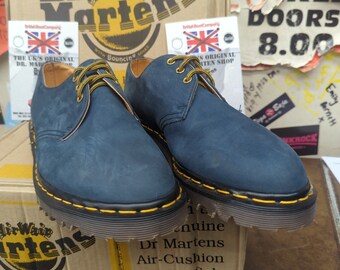 Dr Martens 1461 Blue Nubuck Made in England Size 11