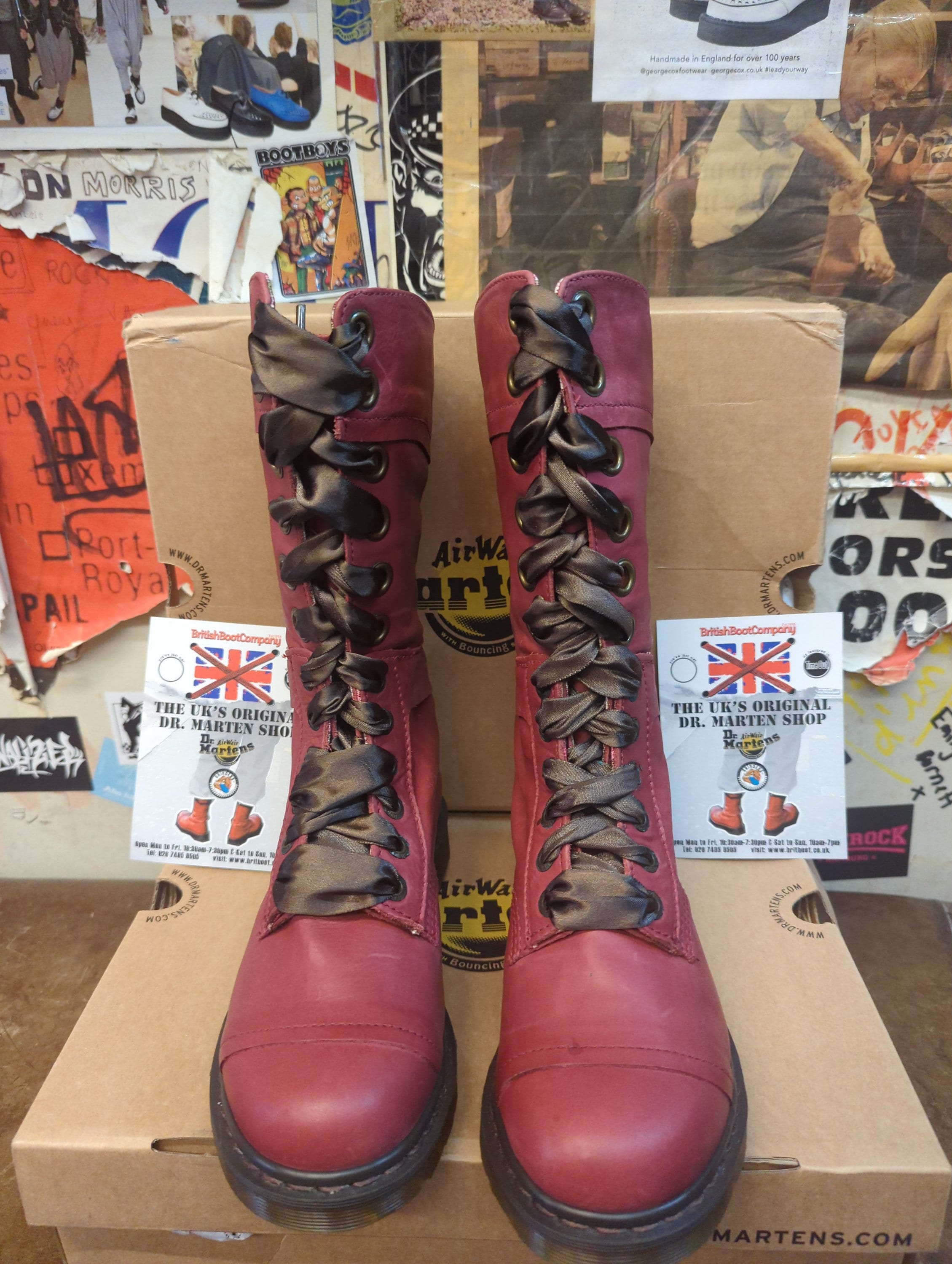 Dr Martens 1914W Triumph Cherry Mirage Size 8 - Etsy Dr Martens 1914W Triumph Cherry Mirage Size 8 - Etsy