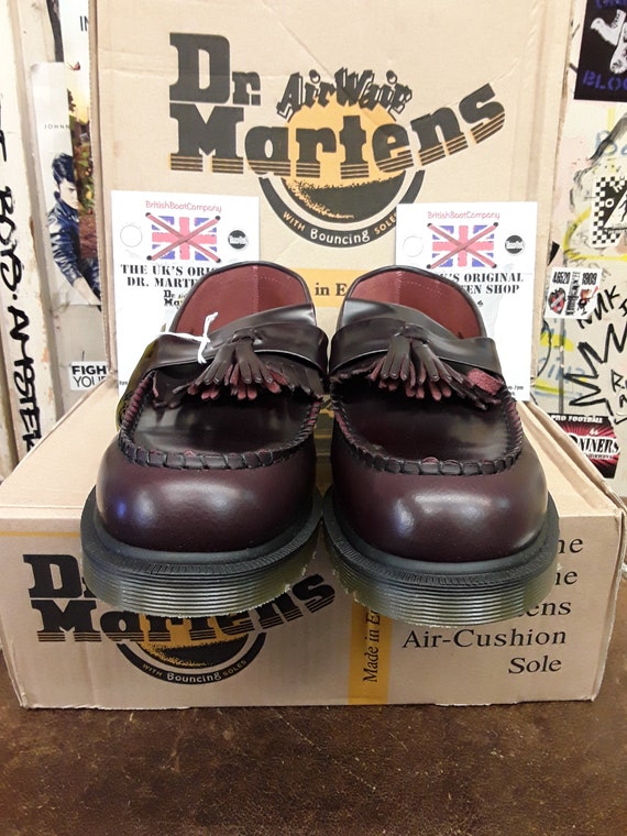 Dr Martens Made In England Adrian Burgundy Size 10 - image 2