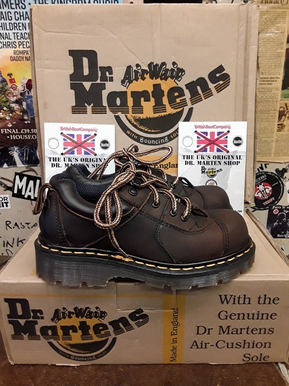 Dr Martens Made in England Gaucho Crazy Horse 3 Eyelet 1 Ski | Etsy  Australia