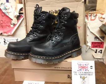 Dr Martens Industrial 8841 Made in England Black Boot Various Sizes