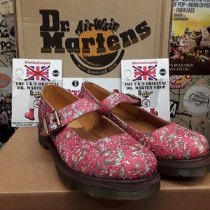 Dr Martens Mary Janes, Floraler Stoff, Limitierte Auflage, Verschiedene Größen Bild 6