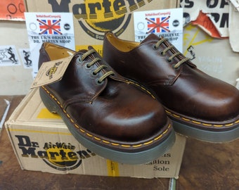 Dr Martens 8434 Gaucho Analine Platform Shoe Made in England Size 10