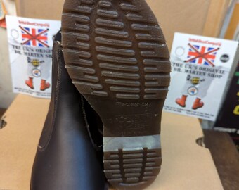 Dr Martens 2976 Tan Greasy Made in England Chelsea Boot Size