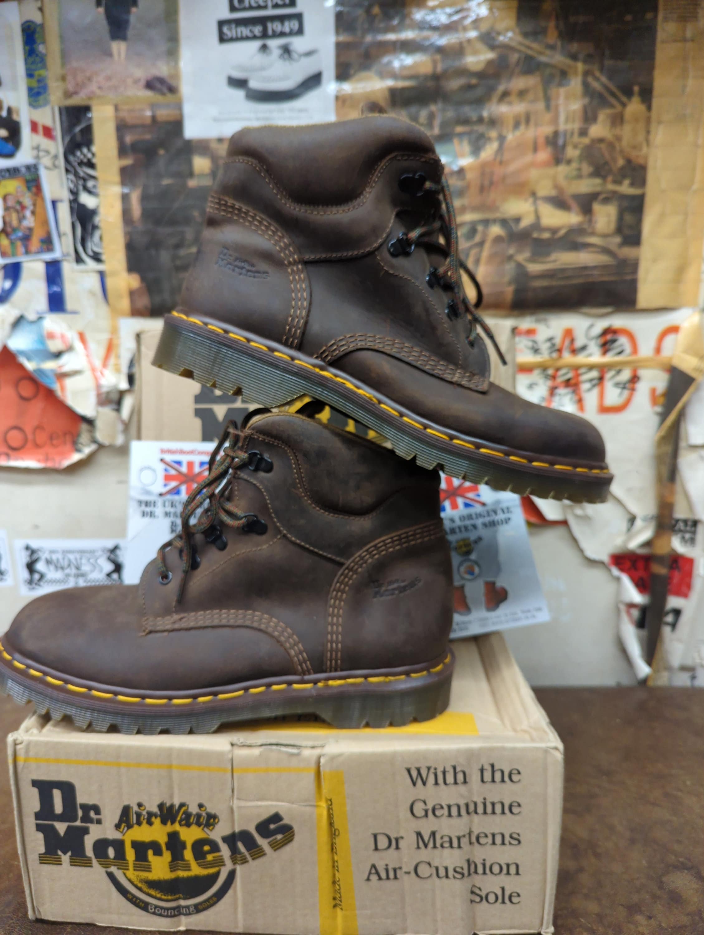 Dr Martens 7734 Gaucho Walking Boot Made in England Size 10 