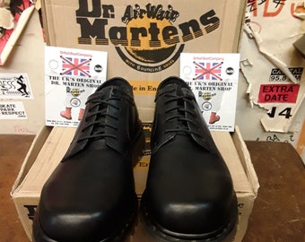 Dr Martens Made in England, Size UK12, Vintage 90's, Black Leather