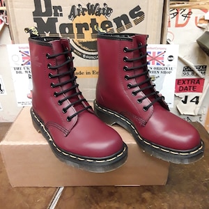 Dr Martens 1460 Made in England Cherry 8 Hole Various Sizes