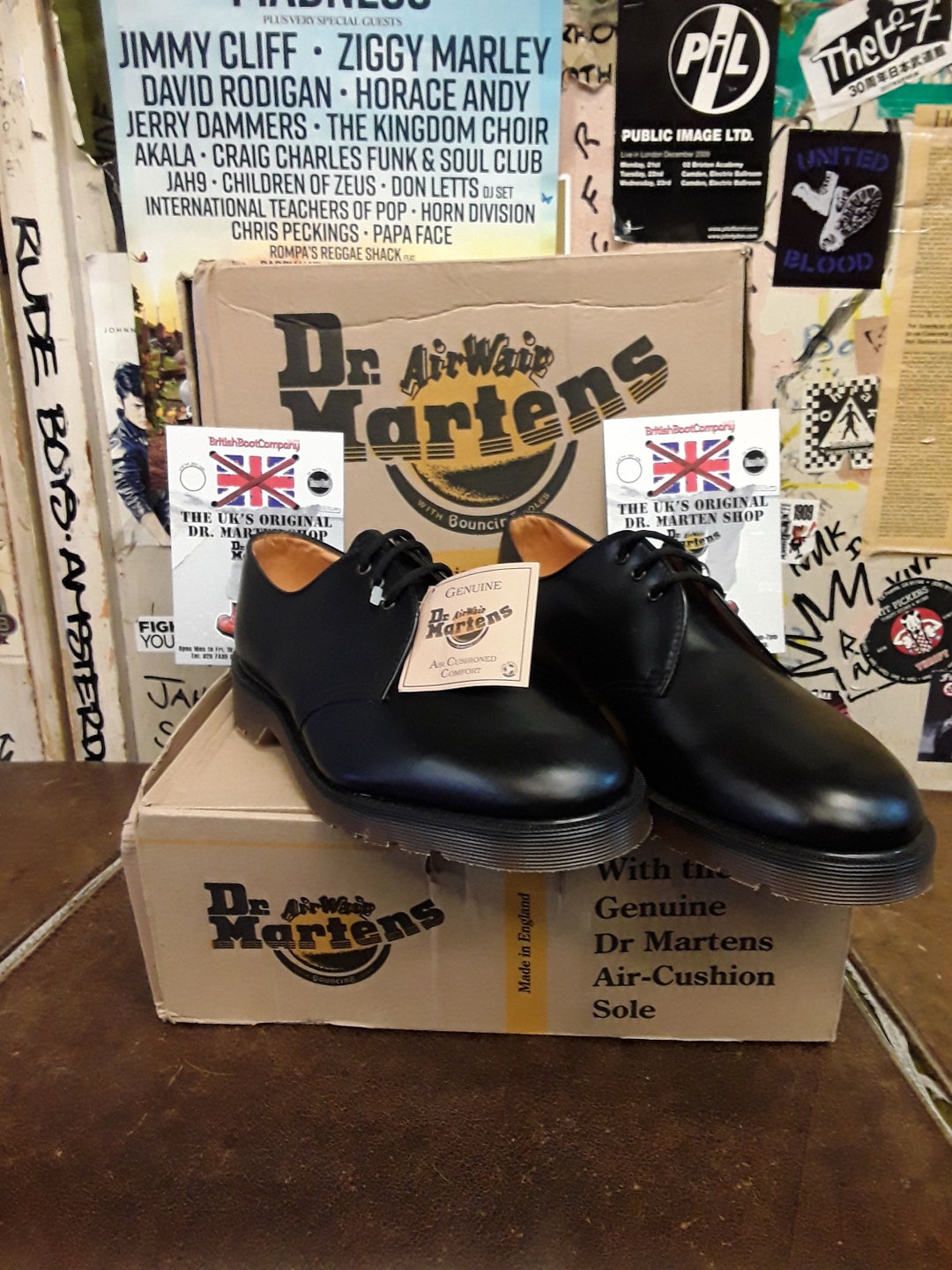 Dr Martens Vintage 90's, Size UK9, Made in England, Black