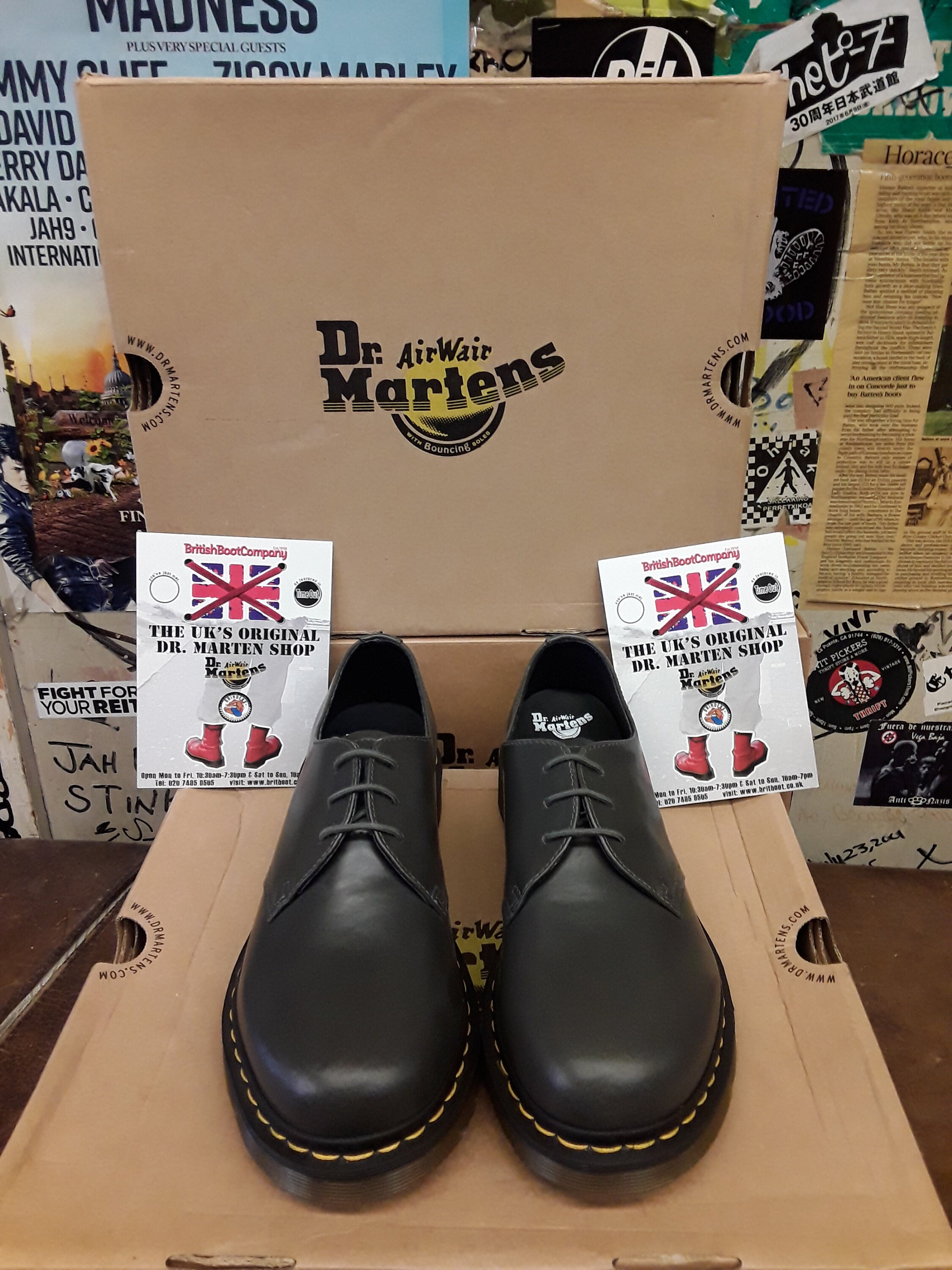 靴 Dr.Martens  BUTTERO/1461   EU39 1461 Smooth Leather Oxford Shoes in Black | Dr. Martens