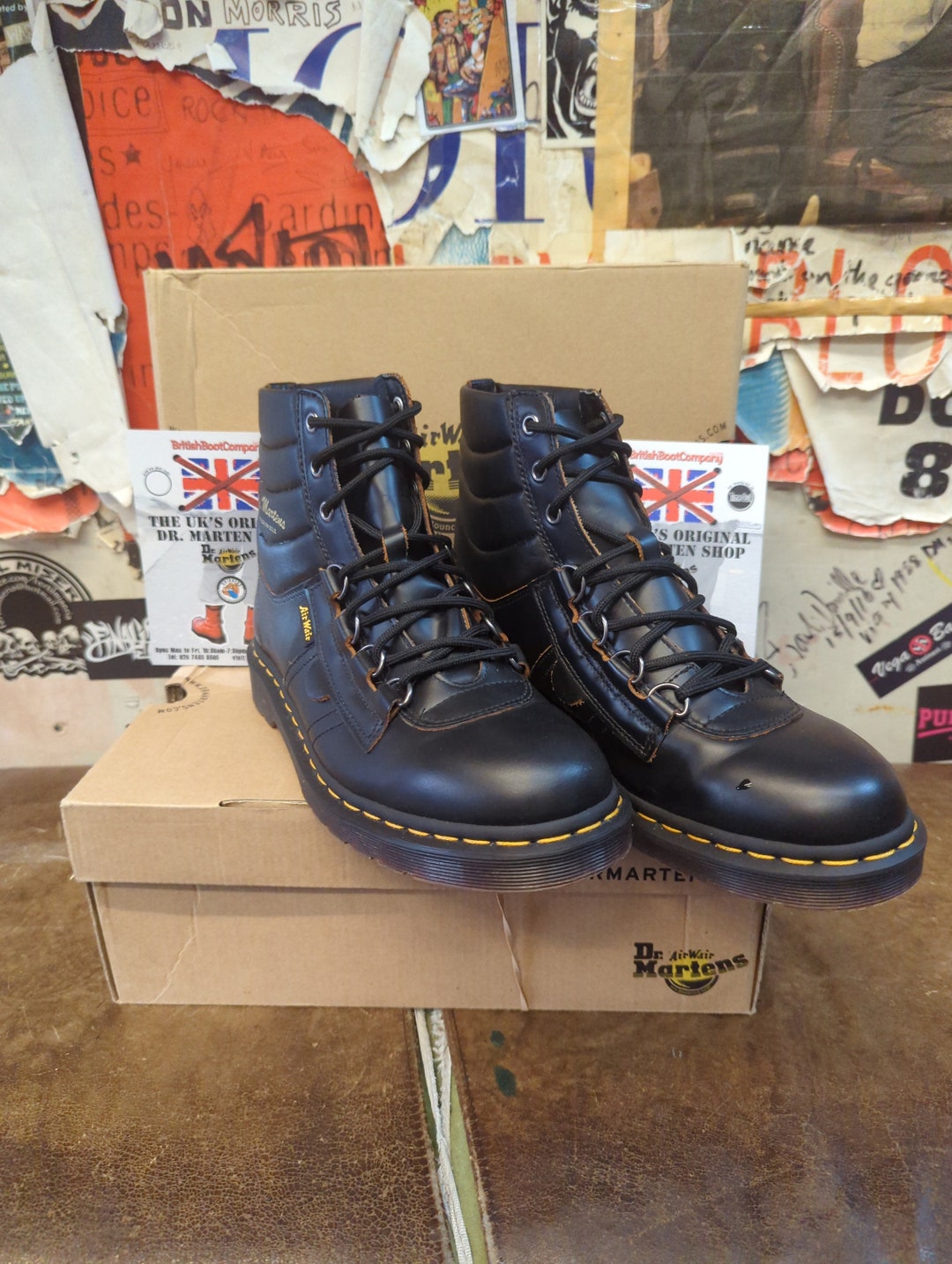 Dr.Martens KAMINドクターマーチン カミン ハイキングブーツ Dr Martens Kamin Black Size 8 - Etsy