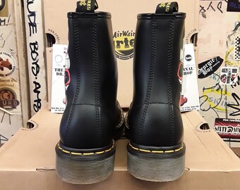 Dr Martens 1460 Crazy Skull Boots, Size UK5-6, Black Ankle