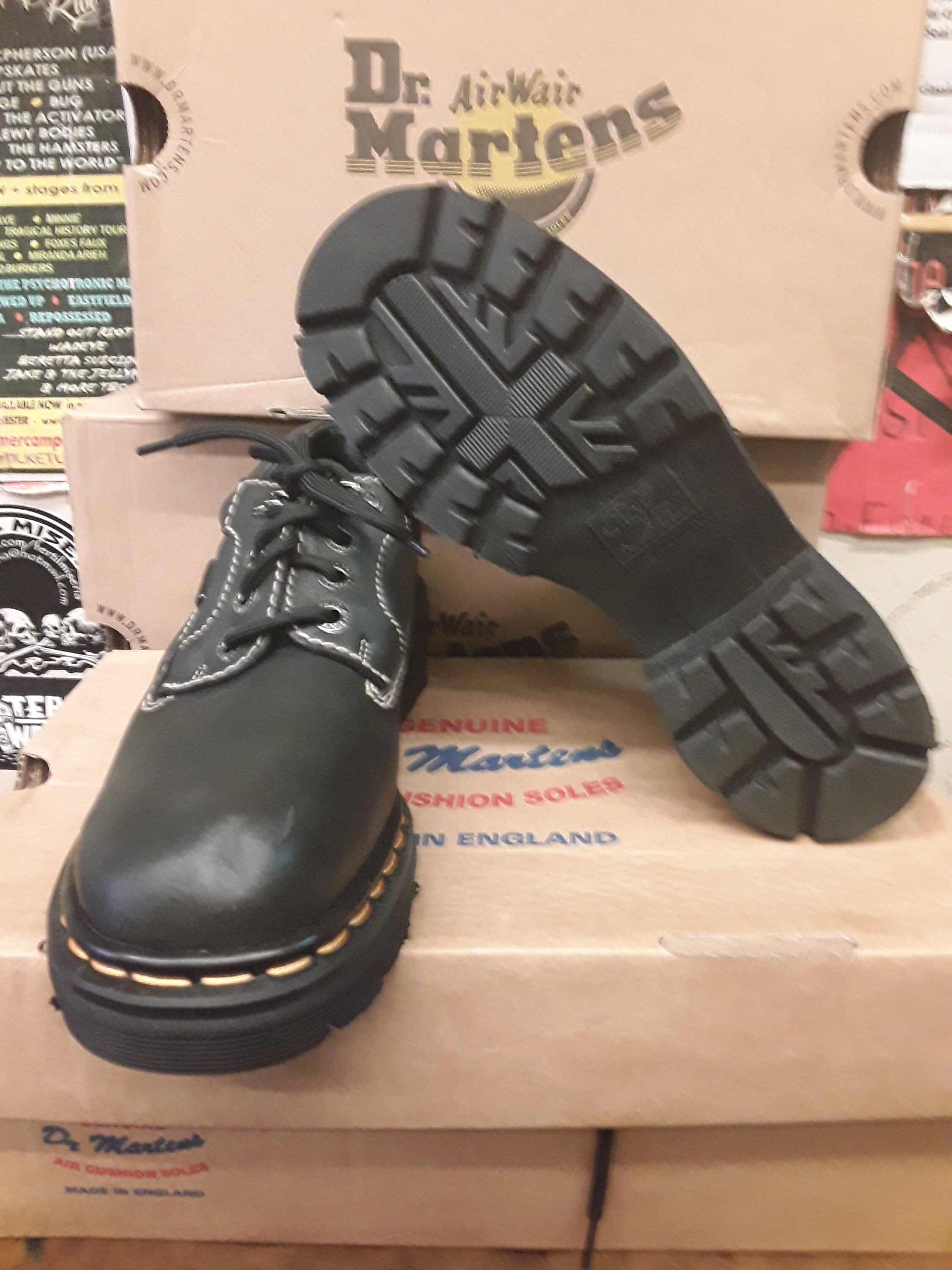 靴 Dr.Martens VINTAGE3989 BLACK UK5(24cm) 3989 Smooth Leather Brogue Shoes in Black | Dr. Martens
