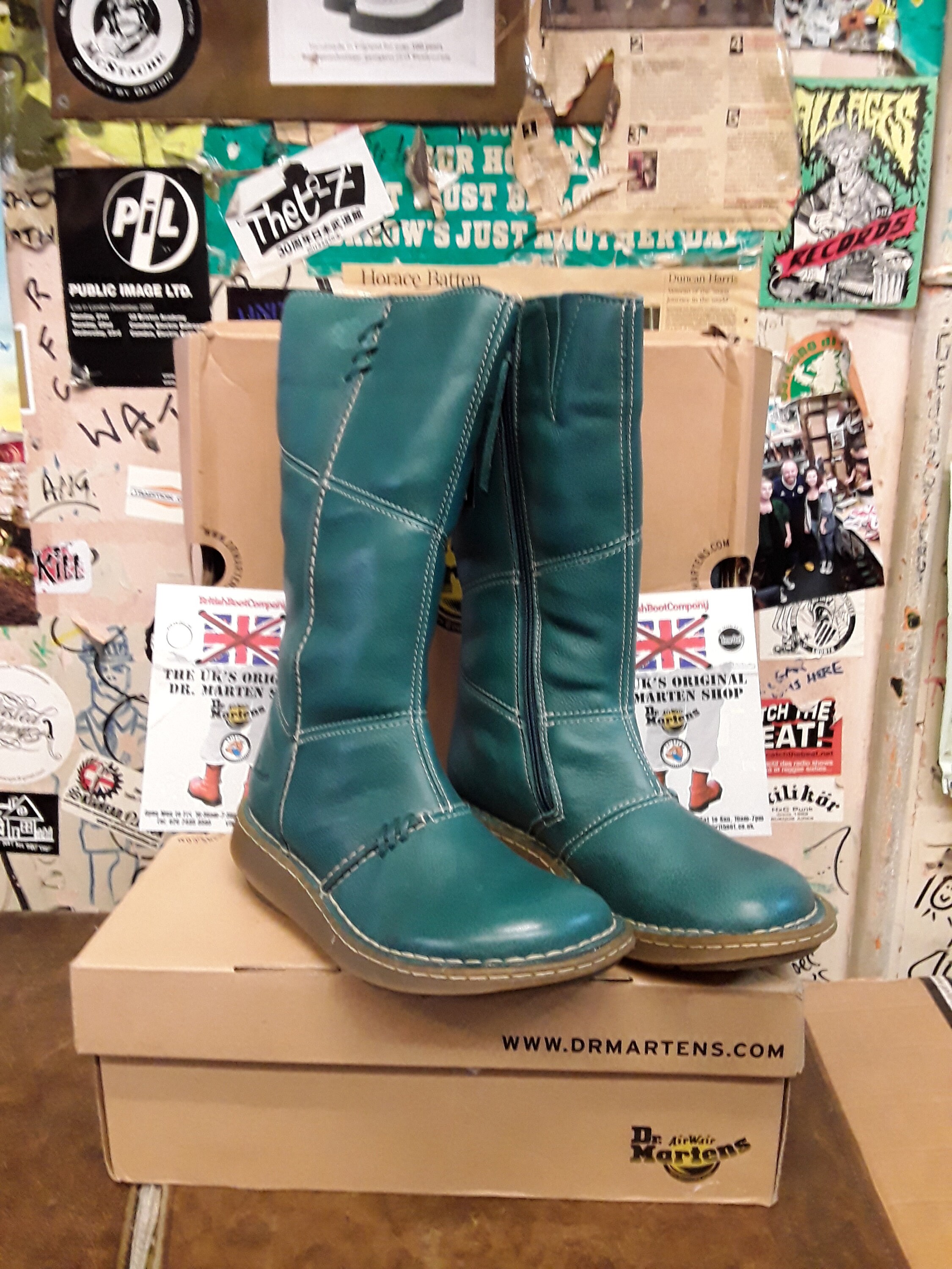 Dr Martens Authentic, Size UK3, Wedge Boots, Womens Leather Dr Martens Authentic, Size UK3, Wedge Boots, Womens Leather